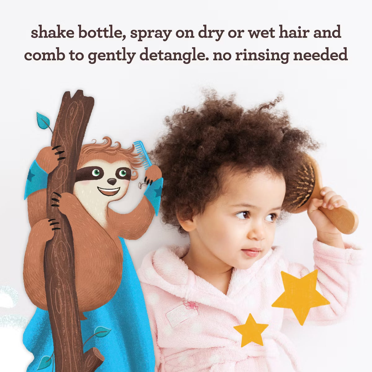 Aveeno Kids Spray Hidratante Desenredante con Extracto de Avena para Niños – 10 fl oz (295 ml)