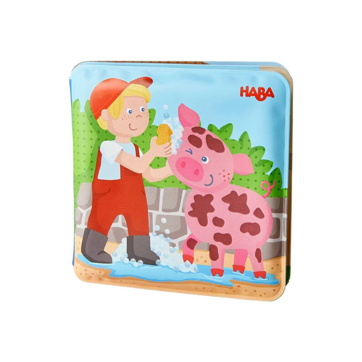 Libro mágico de baño que cambia de color: Día de lavado de los animales.